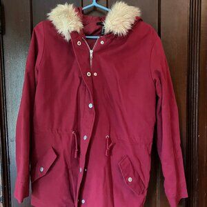 Red Forever 21 Coat